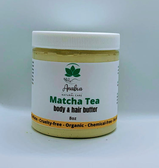 Matcha tea body & hair butter, 8oz